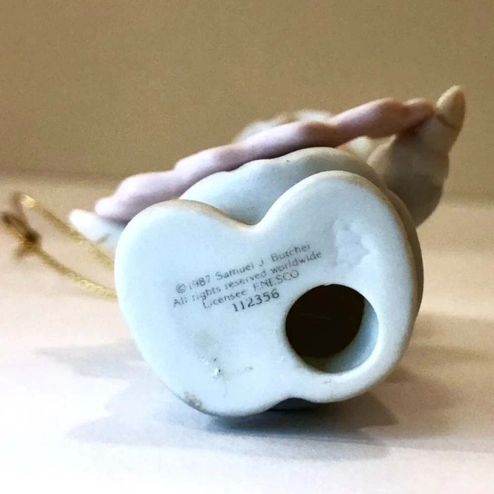 Precious Moments Ornament Granma & Cat Mom & Baby Stroller Touched Hearts Set 3 - Picture 12 of 13